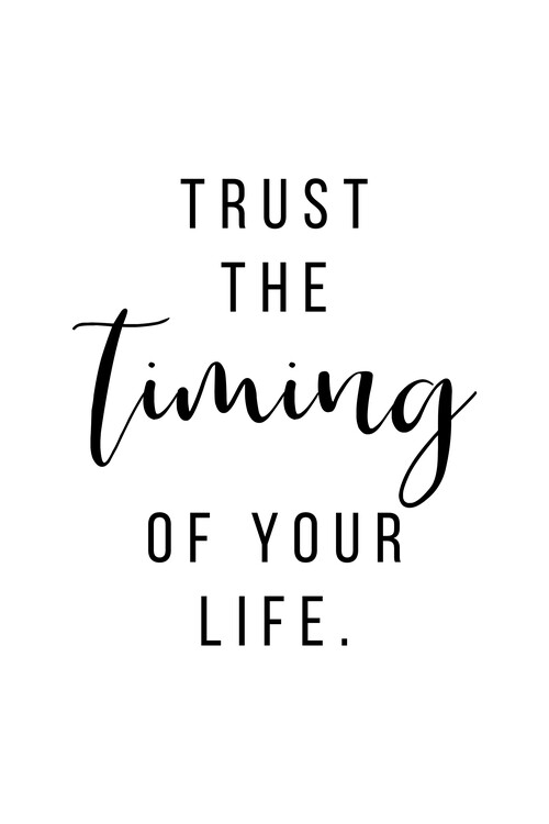 Illustration Trust the timing