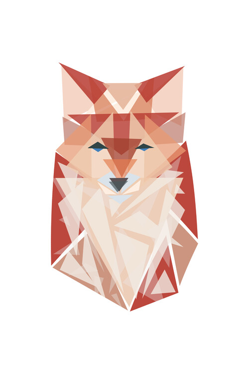 Illustrazione Geometric Fox