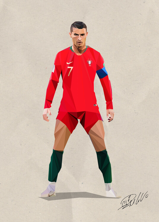 Umjetnički plakat C. Ronaldo