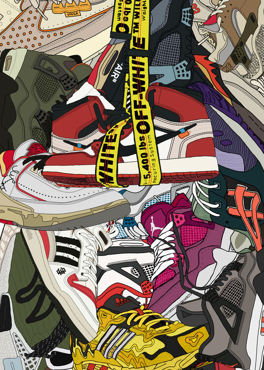 Ilustrácia sneakers collectors 4