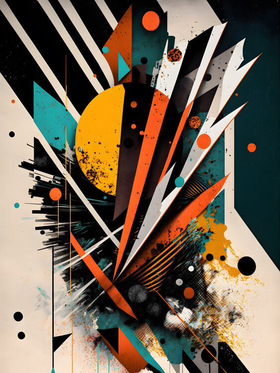 Obraz na plátne Abstract Geometric shapes