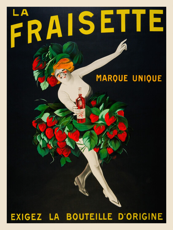Canvas Print La Fraisette (Vintage Bar Ad) - Leonetto Cappiello