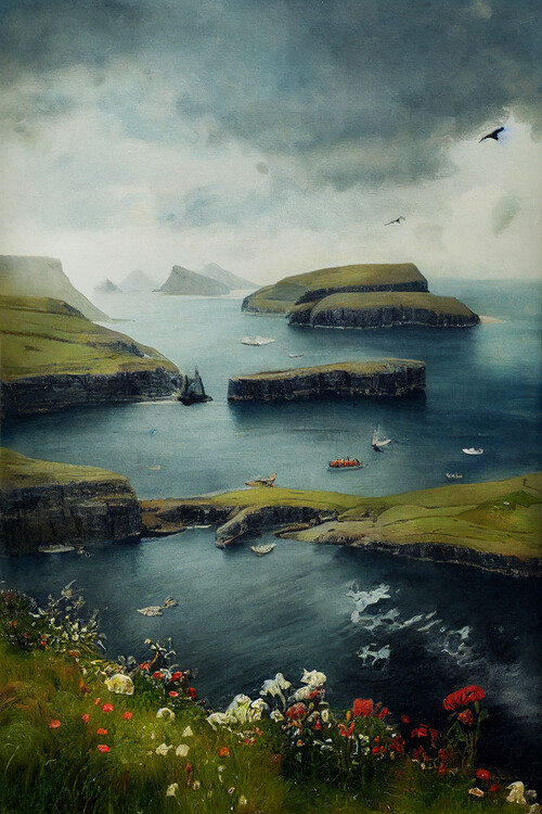 Illustration Beautiful Islands No 2
