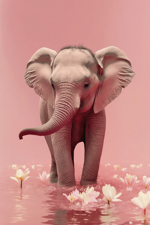Illustration Young Elephant