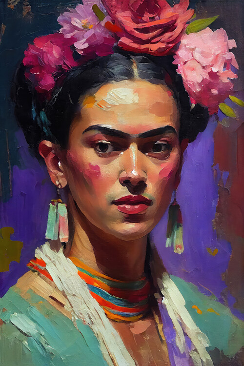Ilustrare Portrait Of Frida