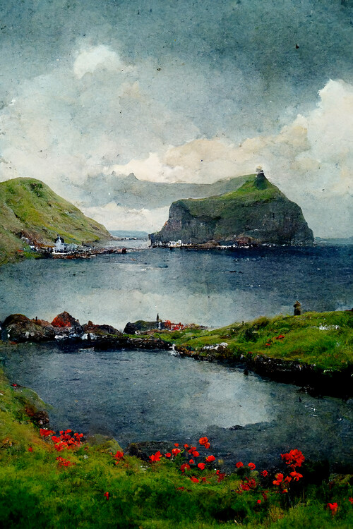 Illustration Beautiful Islands No 1