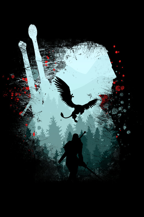 Poster - The Witcher - Open World 24x36 Wall Art p4834 