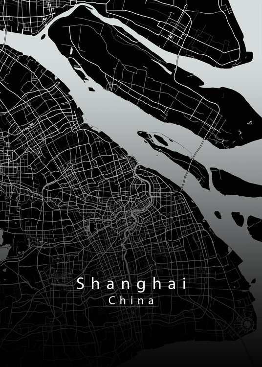 Maps of Shanghai Posters & Wall Art Prints | Buy Online at EuroPosters