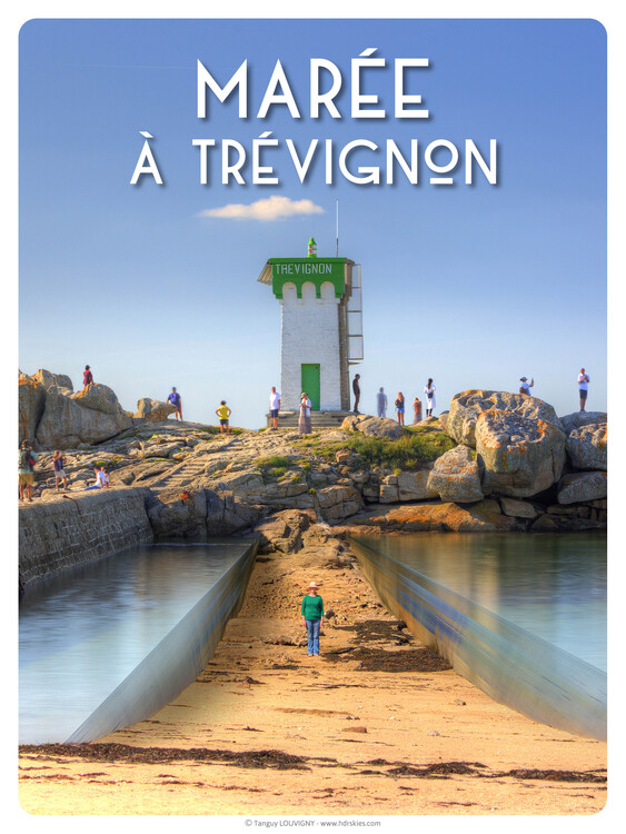 Photographie artistique Marée à Trévignon