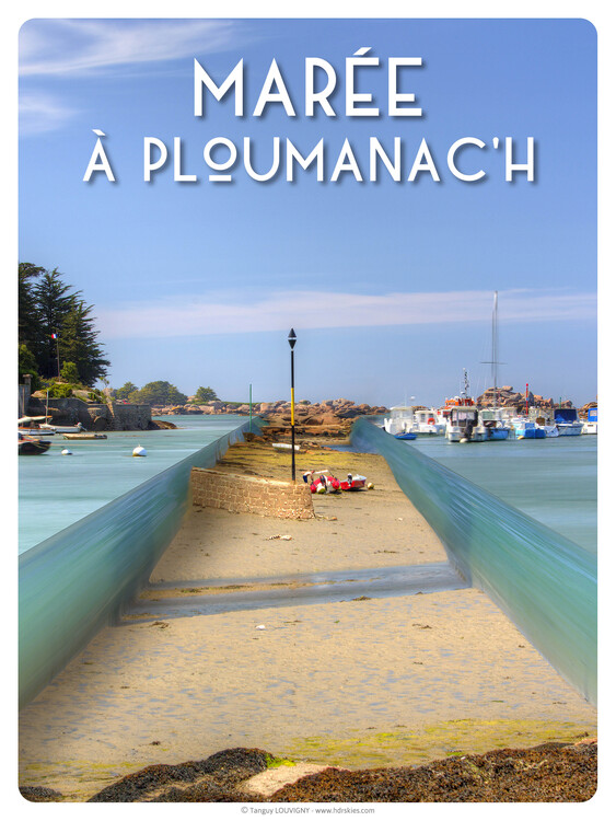 Photographie artistique Marée à Ploumanac'h