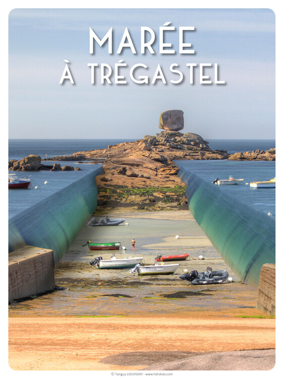 Photographie artistique Marée à Trégastel