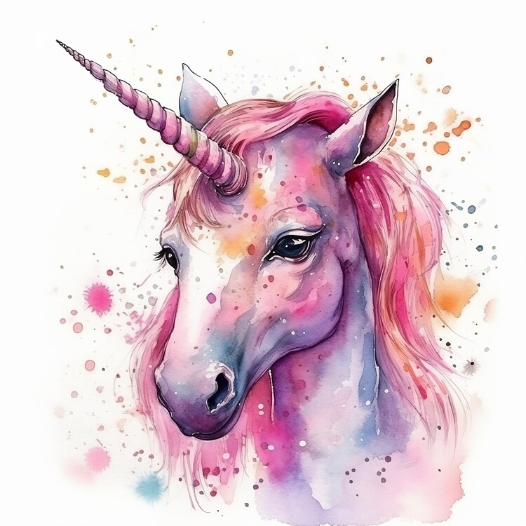 Illustration Girly Unicorn