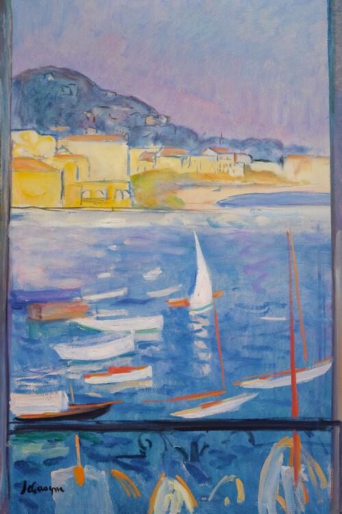 Taidejäljennös Window to the Port (Harbour / Seascape) - Henri Lebasque