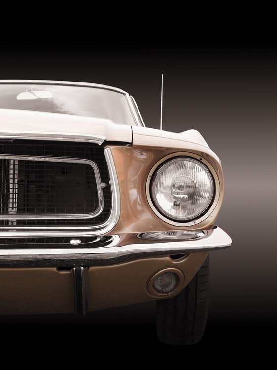 Umelecká fotografie American classic car Mustang Coupe 1968