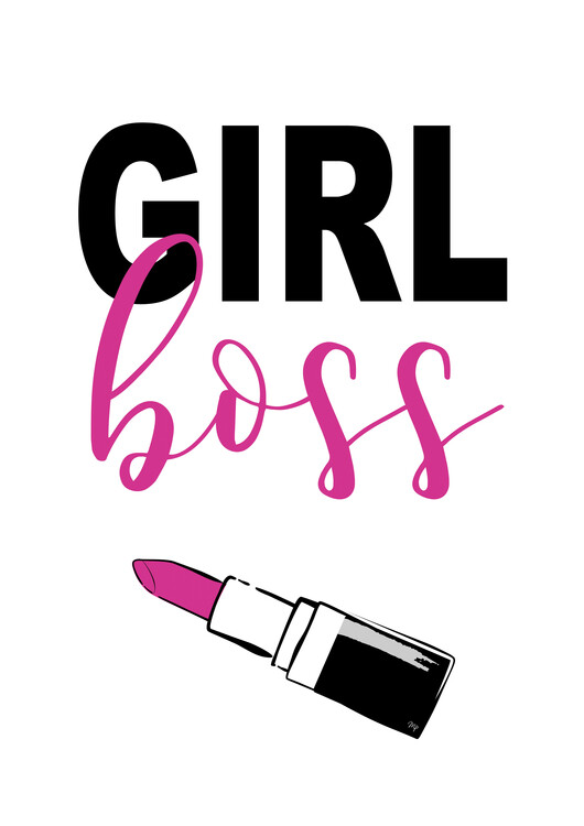 Ilustrace Girl Boss Lipstick