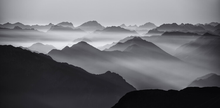 Kunstfotografie Mountain layers