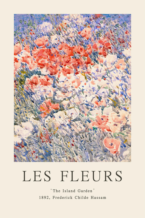 Fine Art Print The Island Garden (Les Fleurs / The Flower Collection)