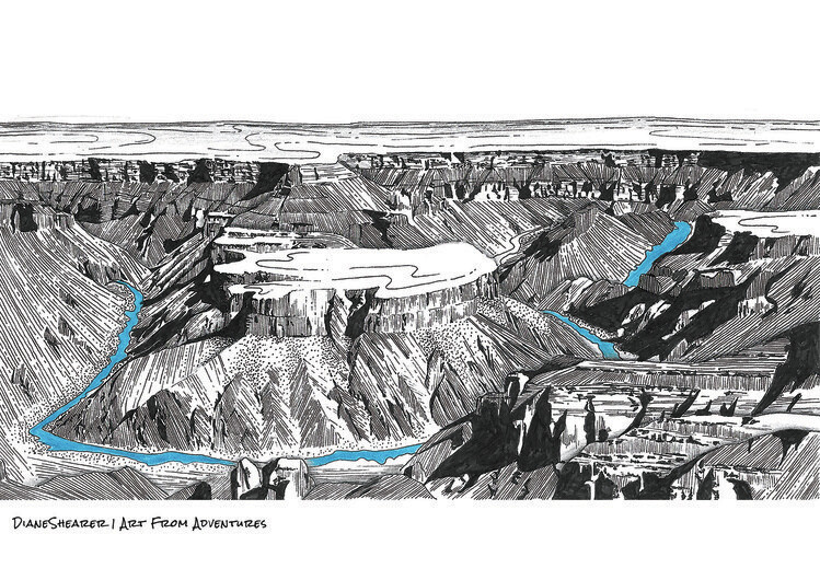 Illustration Fish River Canyon, Namibia
