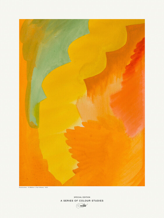 Umelecká tlač Colour Study V (Abstract Rainbow) - Karl Wiener
