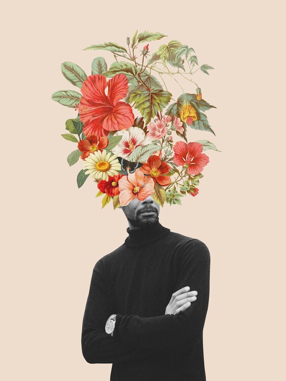 Illustration Blooming man