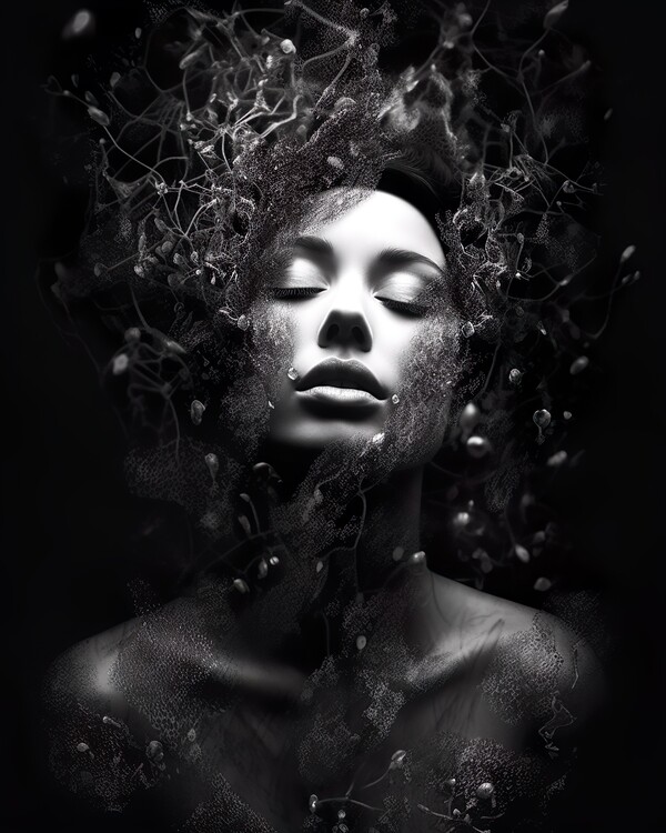Arte Fotográfica Black & White, Deep Thoughts