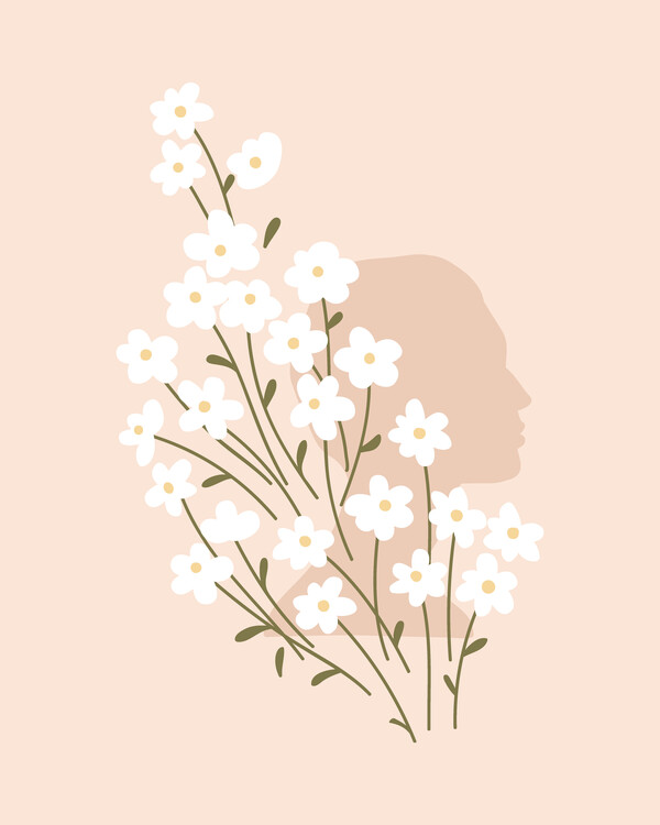 Ilustração Head Bloom
