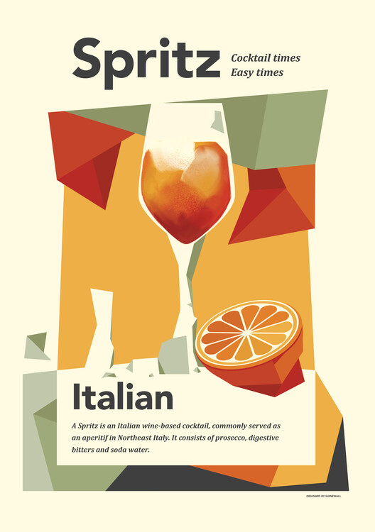 Illustration Aperol spritz print