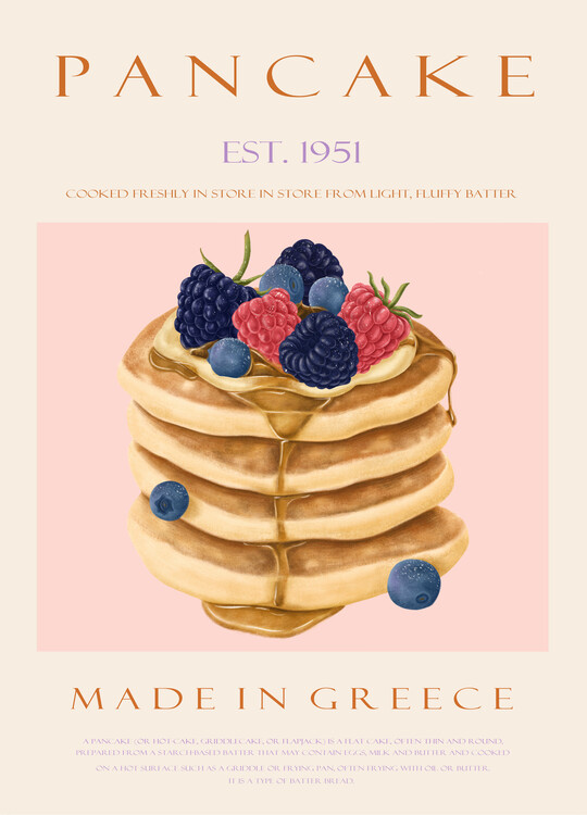Ilustracija Pancakes Est. 1951