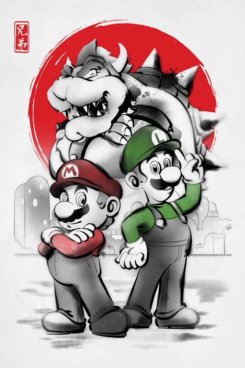 Portachiavi Super Mario. Bowser - Pyramid - Idee regalo