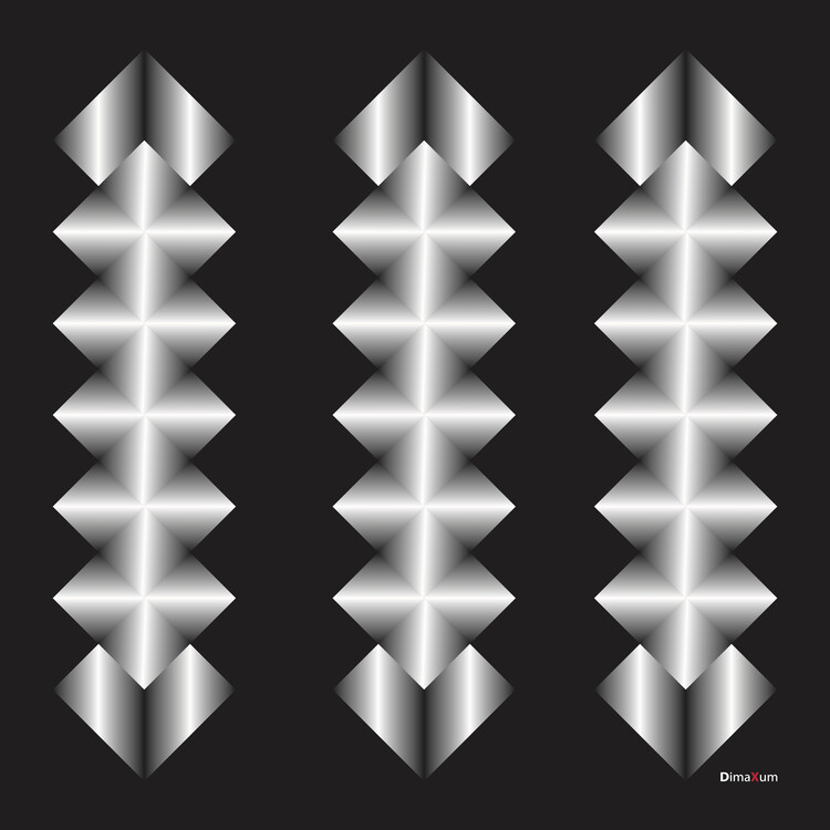Illustration METAL FISH BONES