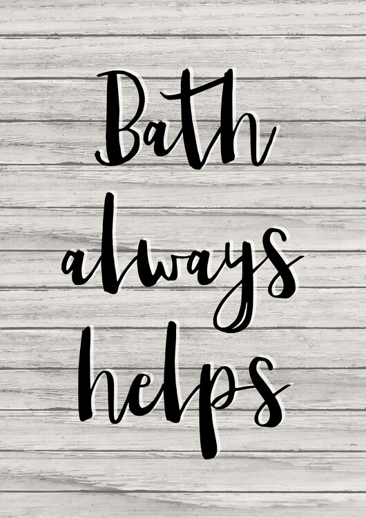 Ilustração Bath Helps