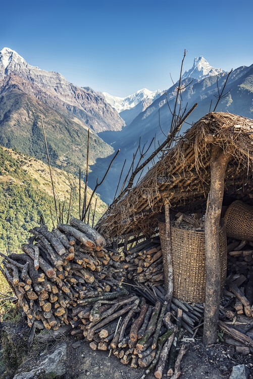 Art Photography Himalayan Cabin