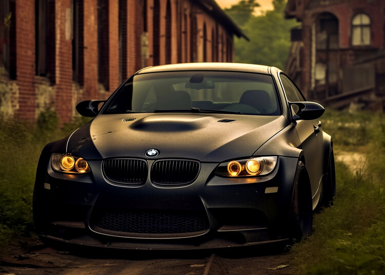 BMW M5 CS' Poster, picture, metal print, paint by Full Throttle Art