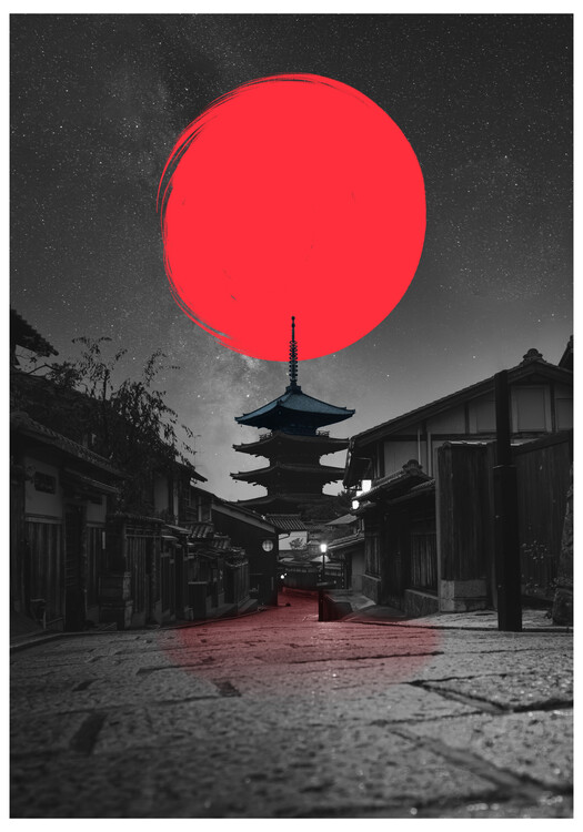 Canvas Print Lonely Temple