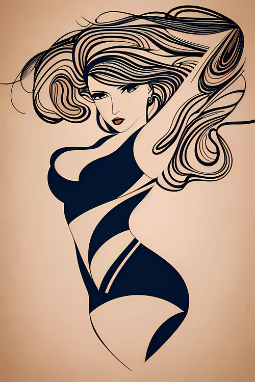 Illustration Female Art Poses: Embrace Your Inner Goddess
