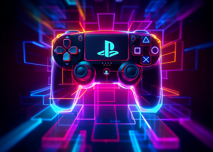 game controller art