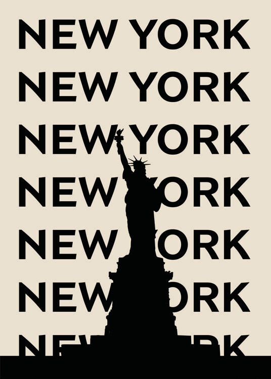Illustration New York Statue of Liberty