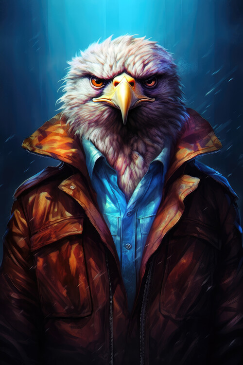 Ilustracja Hispter Eagle