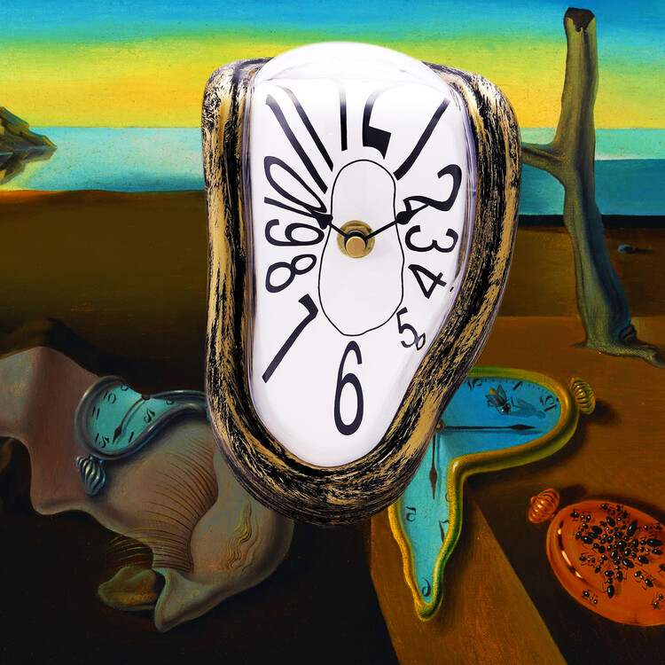 salvador dali wallpaper clock