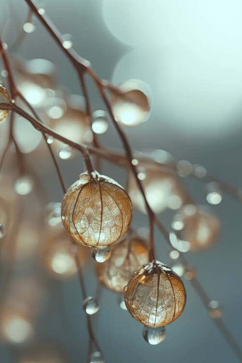Canvas Print Tiny Glass Berries No 2