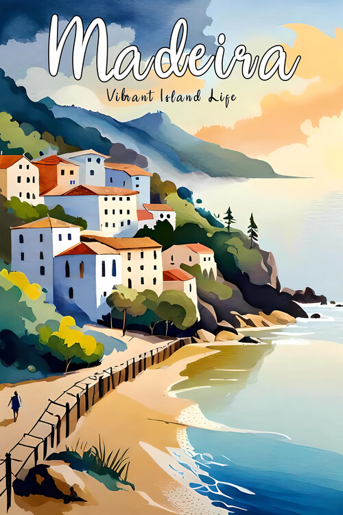 Canvas Print MADEIRA | Portugal : Vibrant Island Life