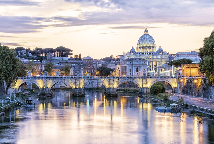 Canvas Print Sweet Light In Rome