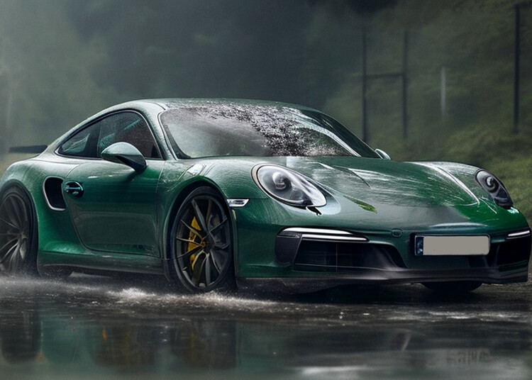 Quadro Porsche 911 Gt -- Br Artes