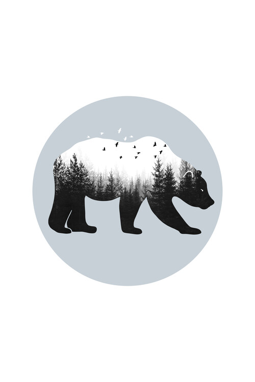 Illustration Bear Walk