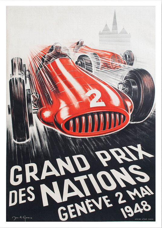 Ilustração Grand Prix Des Nations, Geneve, 1948
