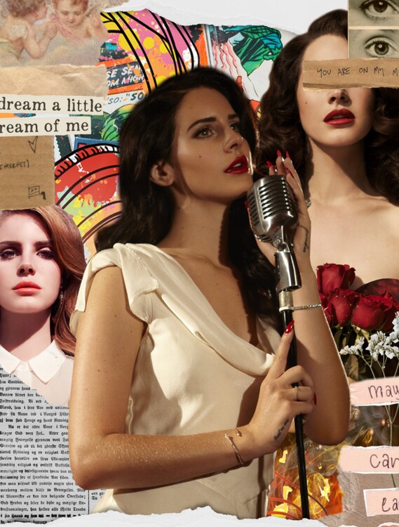 Lana del Rey - paradise Poster Incorniciato, Quadro su