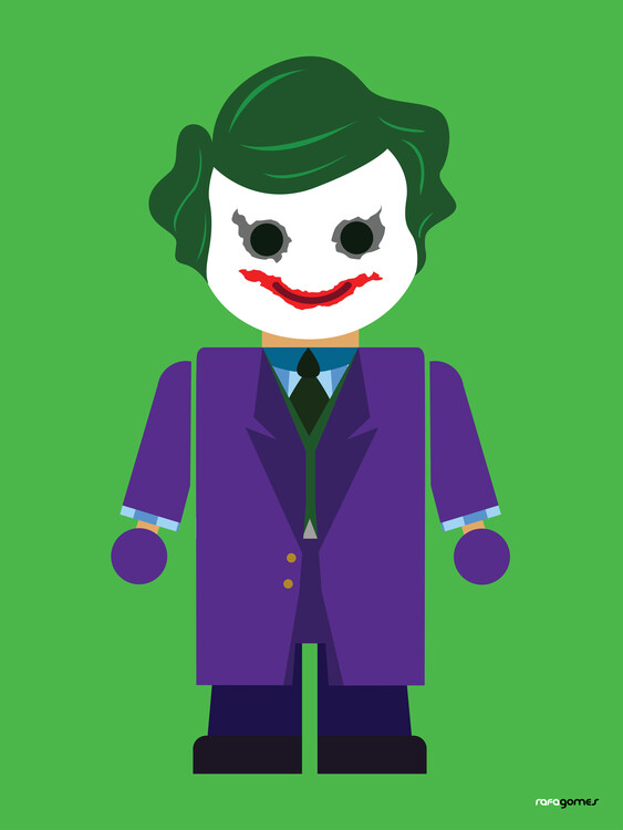 Konsttryck Joker Toy