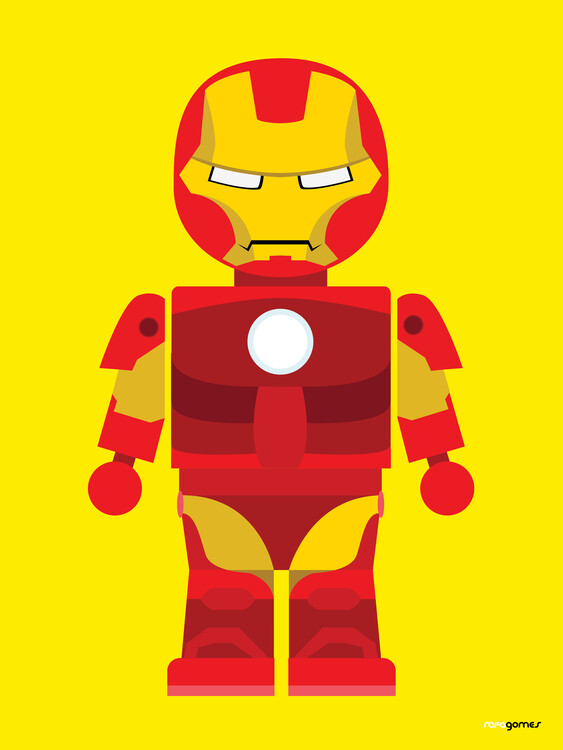 Umelecká tlač Iron Man Toy