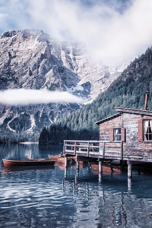 Kunstfotografie Cabin On The Lake