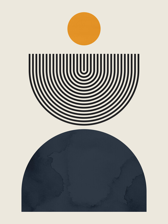 Ilustração Lines and circles 1
